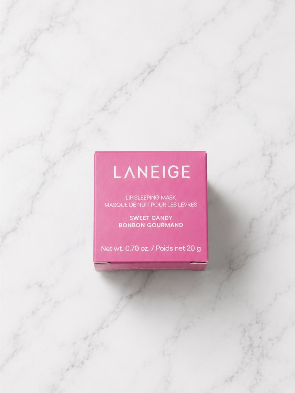 LANEIGE Sweet Candy Lip Sleeping Mask - Bright Pink Packaging